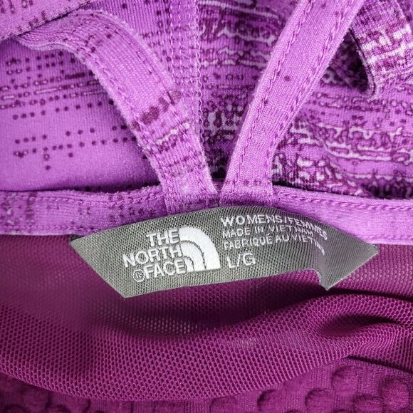 The North Face Racerback Tank Top Purple Size Large - Picture 3 of 7